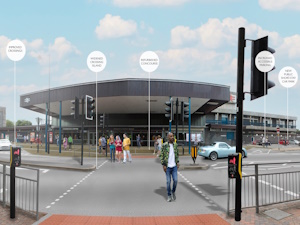 artists impression - station gateway