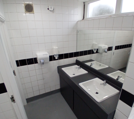 Refurbished public toilets