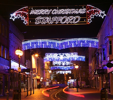 christmas street lights