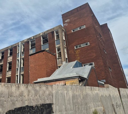 Derelict Greyfriars house