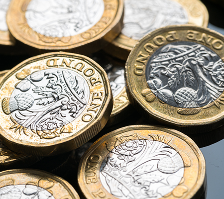 Pound coins