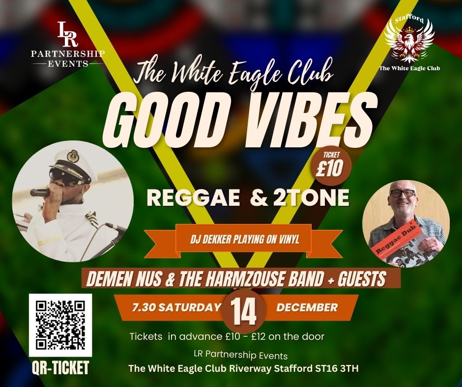 Good Vibes - A Night of Reggae, Ska and 2Tone - 14 December 2024