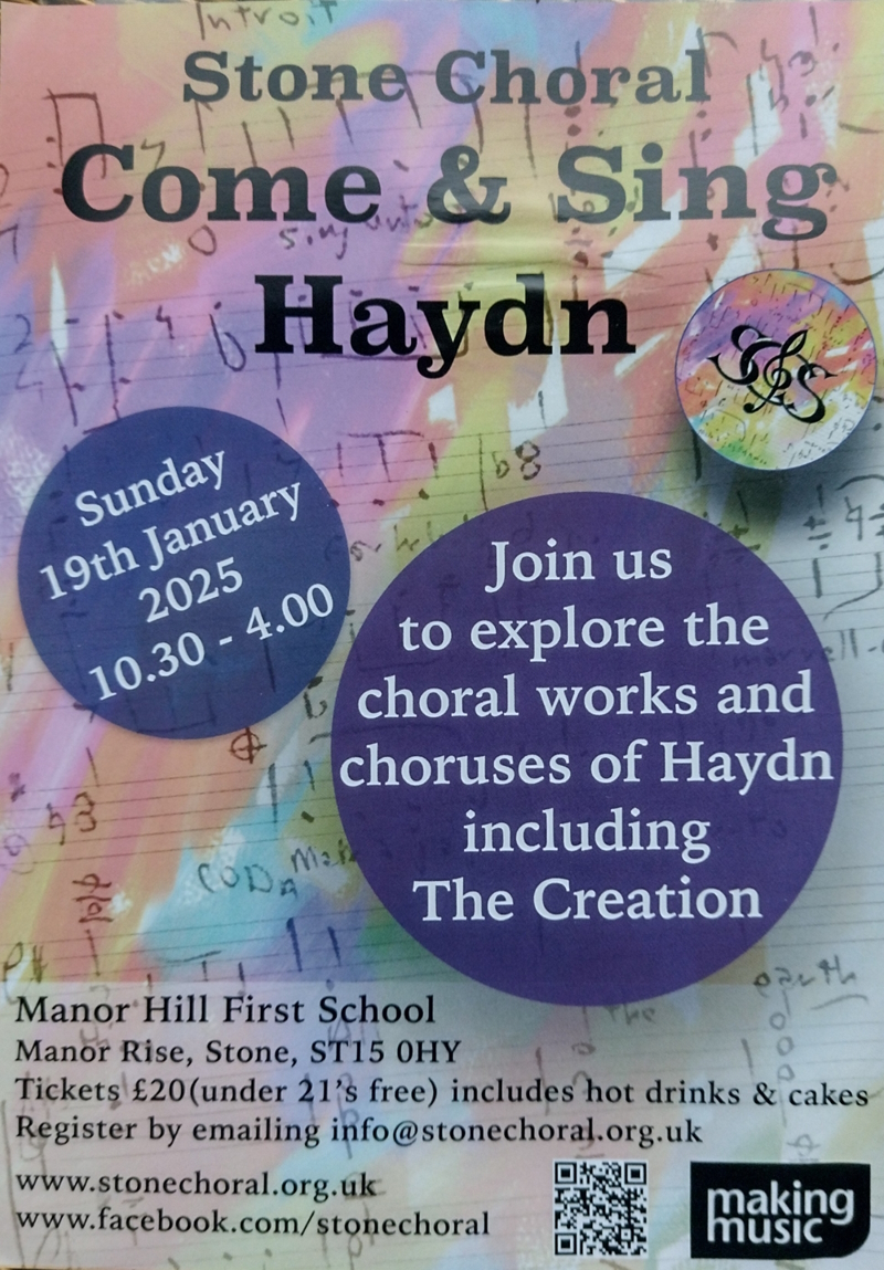 Come and Sing Haydn poster