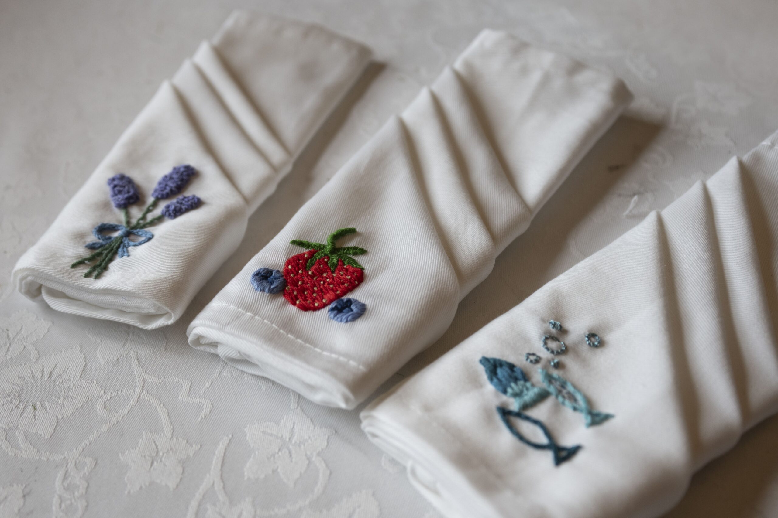 Workshop - Afternoon Tea and Napkin Embroidery