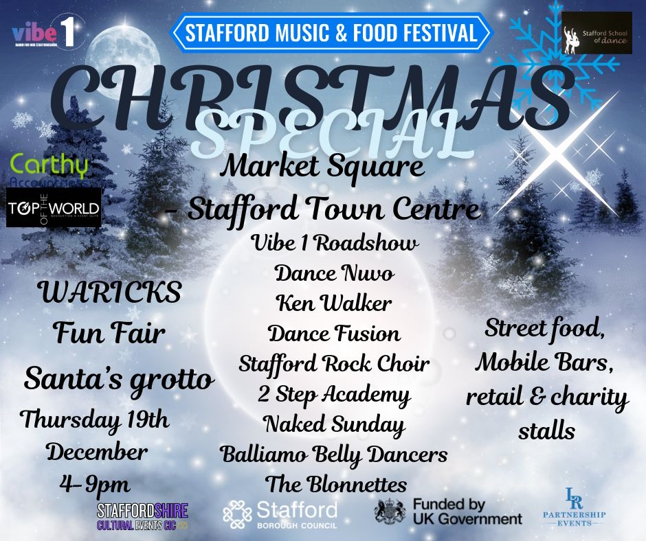 Stafford Music and Food Festival - Christmas